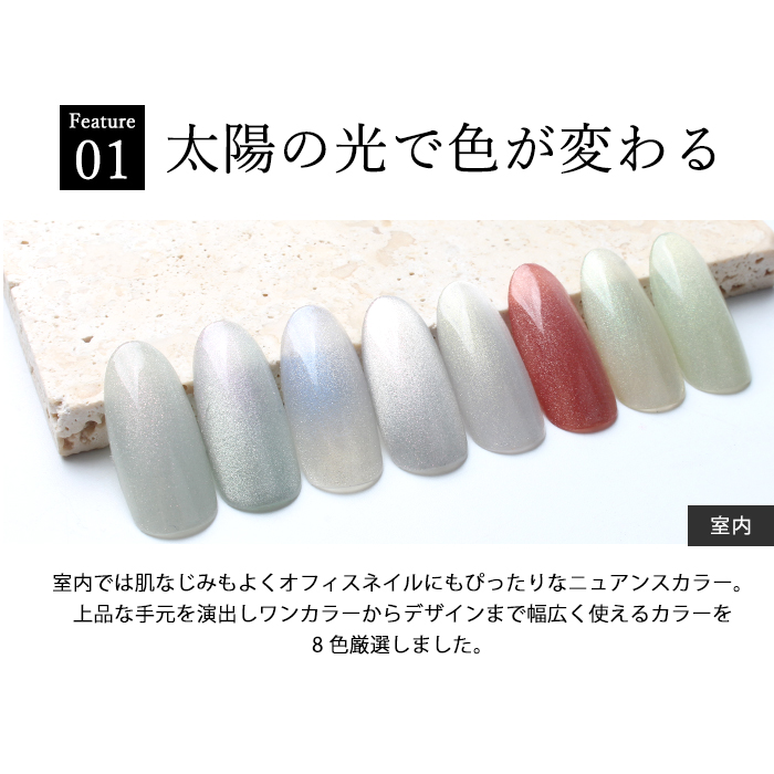 ネイル ジェルネイル カラージェル inbity UV Change cateye gel キャットアイジェル マグネットジェル キャットアイジェル ジェルポリッシュ｜petitprice｜14