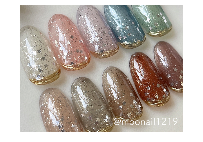 ジェル ネイル用品 まとめ売り ネイルアート ラメ リーフジェル プティール petitprice [全色セット] inbity Stellagel ステラジェル ネイル