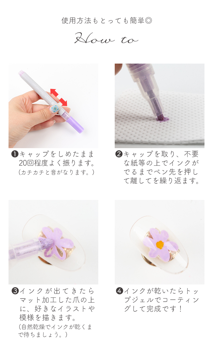 ネイルアートペン商品説明