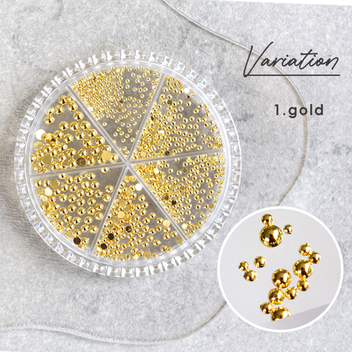 【金・財運！ダブル効果】⭐️超特大！虹入プラチナ・シルバー・ガーデン⭐️R 141 petitprice（プチプラ） ハーフブリオンアソート ゴールド シルバー 金