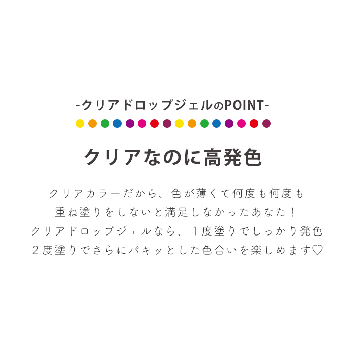 petitprice（プチプラ） inbity クリアドロップジェル[4ml×全8色セット