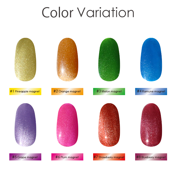 inbity ドロップマグネットジェル[8ml×全8色セット] ジェルネイル