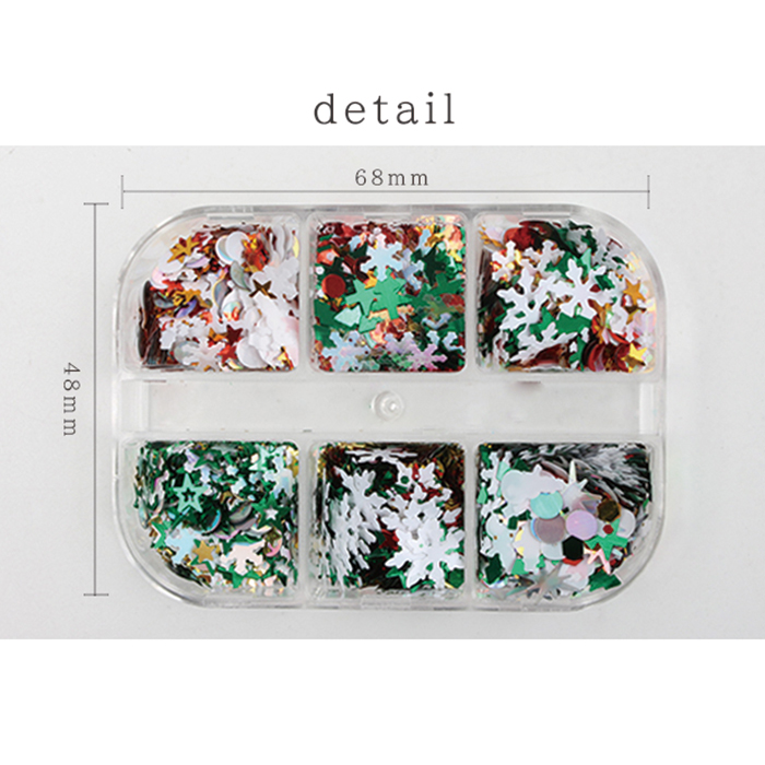 クリスマススパークルセット ホログラム グリッター ジェルネイル