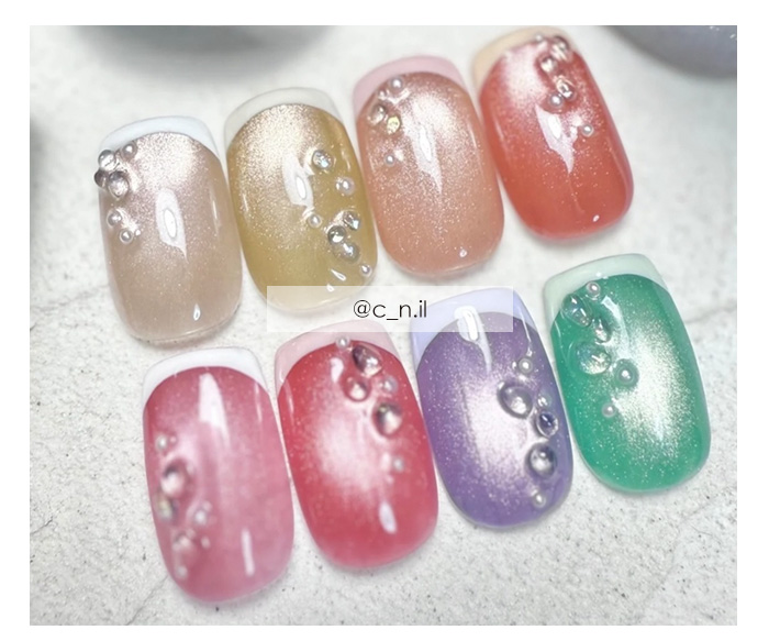 ミスティマグネットジェル 全8色セット 4ml くすみカラーで叶える上品
