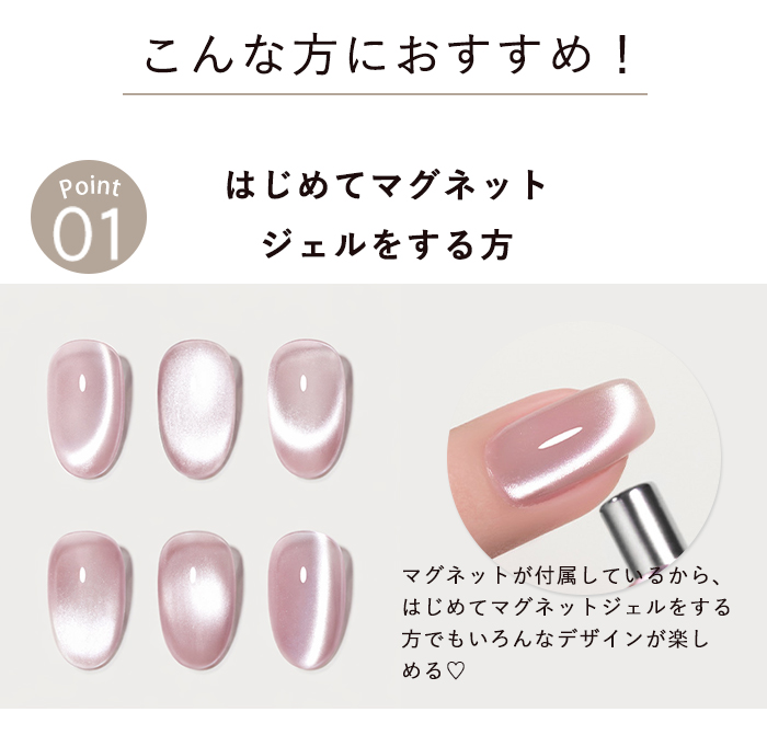 マグネットジェル スターターキット LEDライト付き はじめてセット