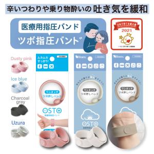 つわり バンド ツボ押しバンド 酔い止め 天気痛 車酔い 医療用指圧バンド オスト OSTO ツボ 爆買