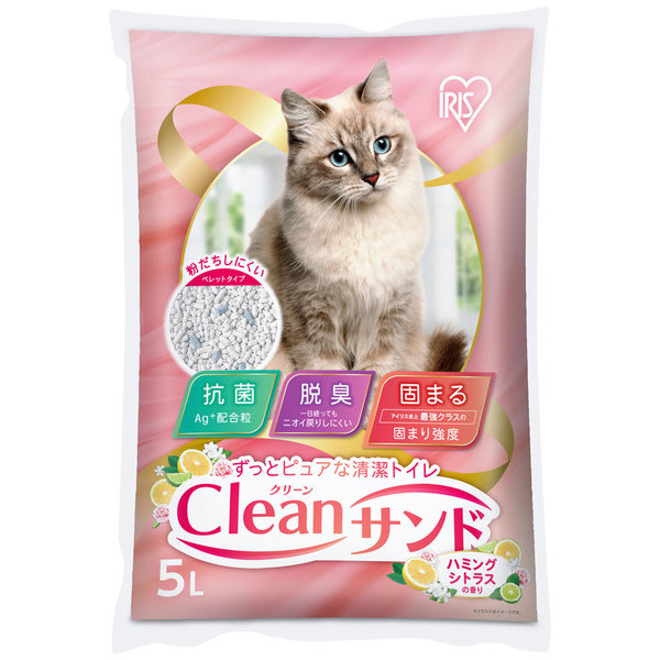 ■雪　ピピジャン 猫砂 【5】 IRIS OHYAMA（アイリスオーヤマ） 猫砂 おすすめ 鉱物系 固まる