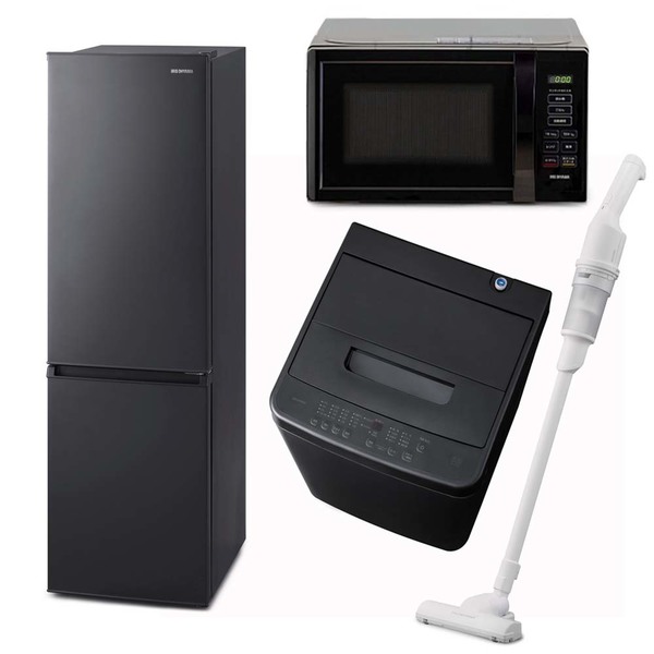 167最新　ブラックカラー　冷蔵庫　洗濯機　電子レンジ　セット　小型　一人暮らし 51p6skgnPAL._AC_SY200_QL15_.jpg