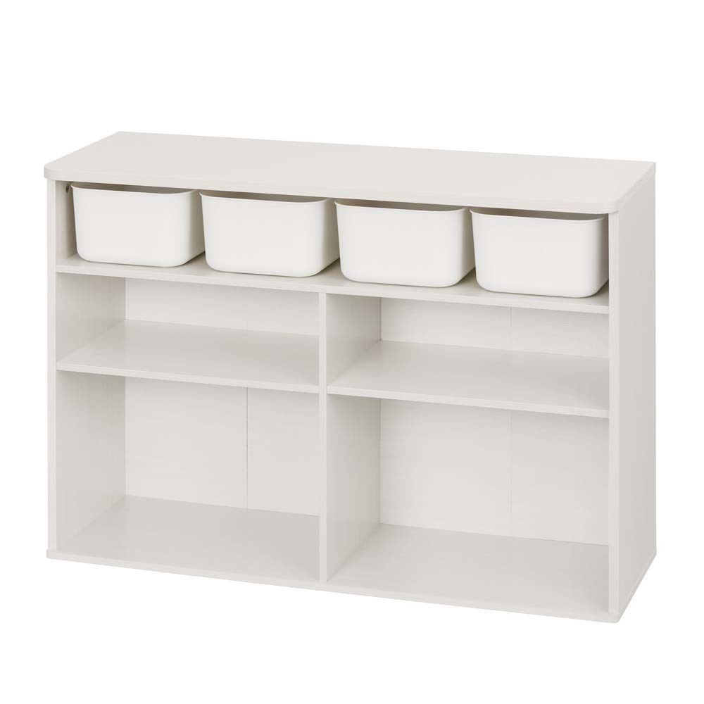 お茶様　おもちゃ棚　ホワイト IRIS OHYAMA（アイリスオーヤマ） おもちゃ 収納 ラック ボックス 大