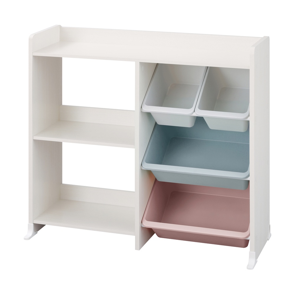 IRIS OHYAMA（アイリスオーヤマ） おもちゃ 収納 ラック かご 絵本棚