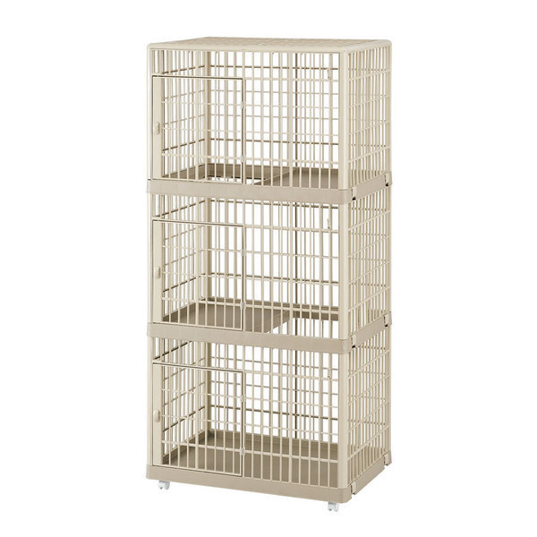 IRIS OHYAMA（アイリスオーヤマ） 猫 ケージ 3段 キャットケージ