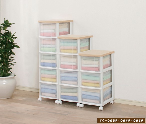 IRIS OHYAMA（アイリスオーヤマ） ウッドトップチェスト CC-004P