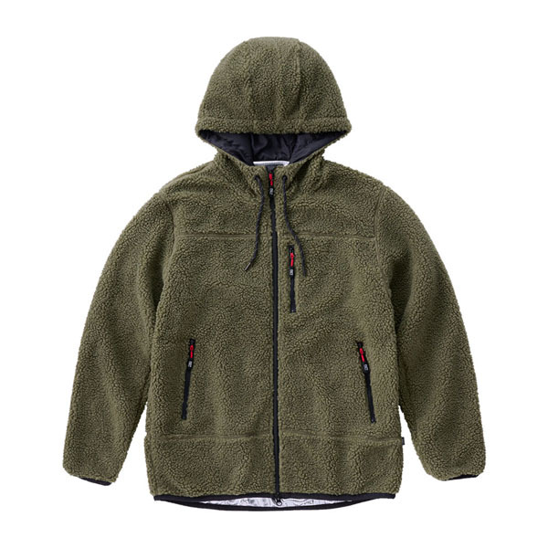 あったか裏アルミボアパーカー FC21501 ブラック カーキ ベージュ S M L XL 3L アイリスオーヤマ 新生活 | IRIS OHYAMA | 06