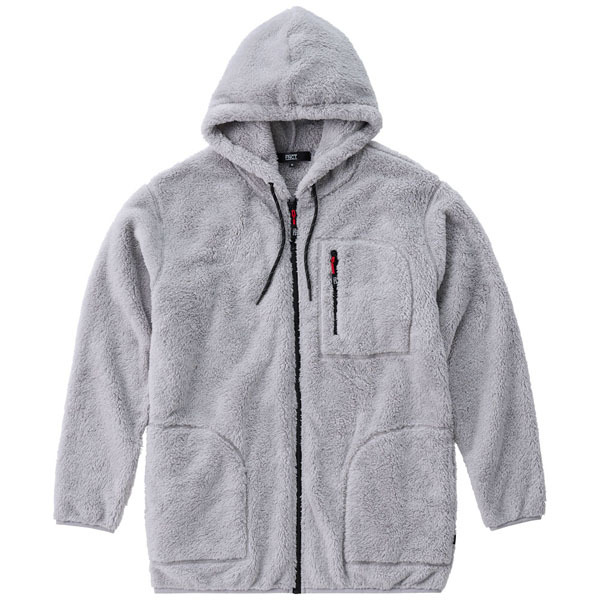 ボア パーカー あったかボアフリースパーカー 冬 男女兼用 保温 フード付き FC21503 ライトグレー オフホワイト チャコールグレー S M L XL 3L アイリスオーヤマ | IRIS OHYAMA | 05