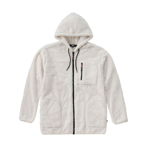 ボア パーカー あったかボアフリースパーカー 冬 男女兼用 保温 フード付き FC21503 ライトグレー オフホワイト チャコールグレー S M L XL 3L アイリスオーヤマ | IRIS OHYAMA | 06