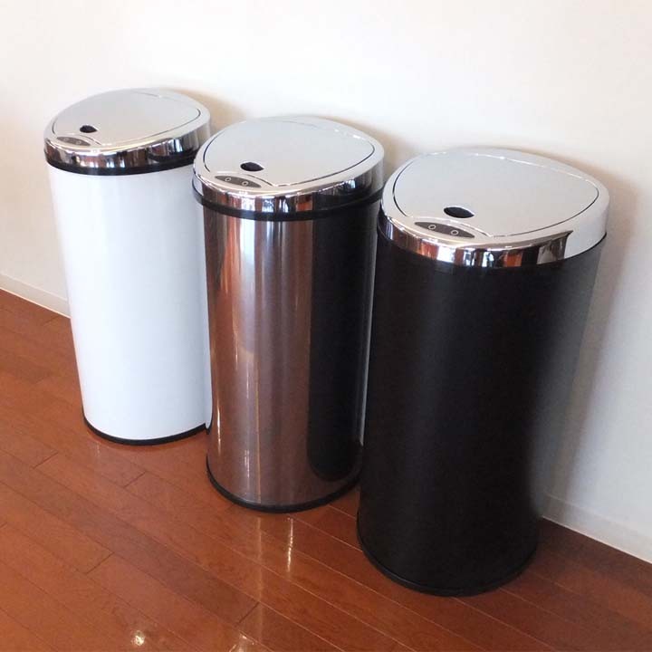 ゴミ箱ごみ箱ペールおしゃれステンレスゴミ箱ペールペールゴミ箱センサー付全自動ペール68L 
