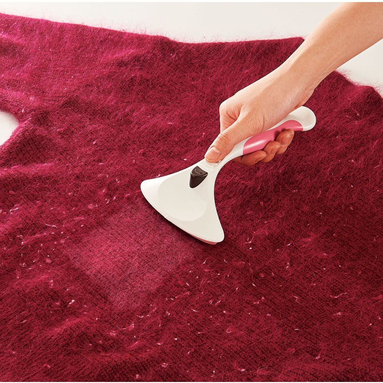 毛玉取りブラシプロ仕様エッジ使い分けリントブラシ付ニットCogitお手入れ洗濯塾　衣類にやさしい毛玉取りブラシコジット 