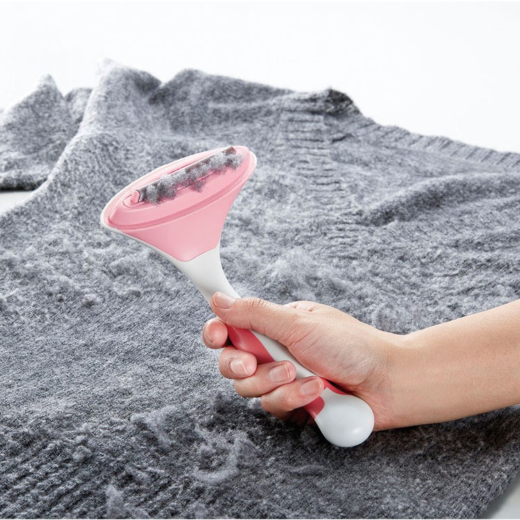 毛玉取りブラシプロ仕様エッジ使い分けリントブラシ付ニットCogitお手入れ洗濯塾　衣類にやさしい毛玉取りブラシコジット 