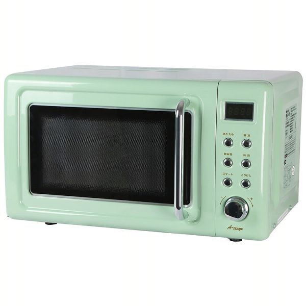 電子レンジ 安い シンプルA-stage 単機能レトロ調電子レンジ 20L DRW