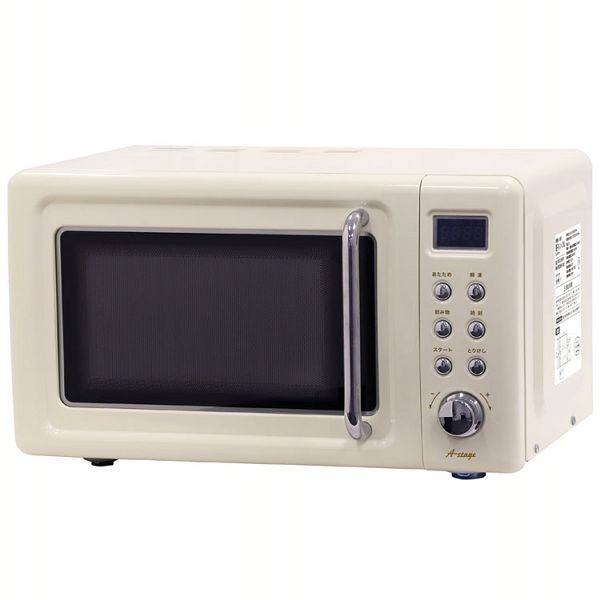 電子レンジ 安い シンプルA-stage 単機能レトロ調電子レンジ 20L DRW