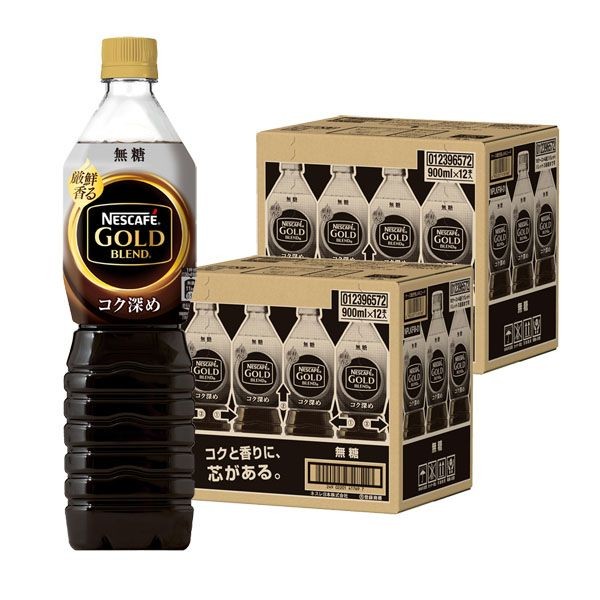 24本ネスカフェ ゴールドブレンドコク深めボトルコーヒー 900ｍｌ