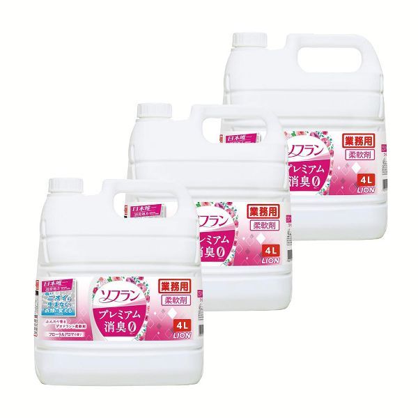 3個セット ソフラン プレミアム消臭 4L ライオン (D)の画像