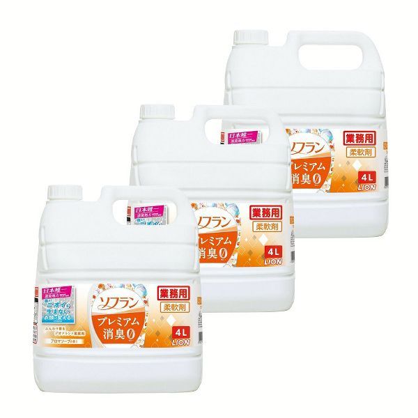 3個セット ソフラン プレミアム消臭 4L ライオン (D)の画像