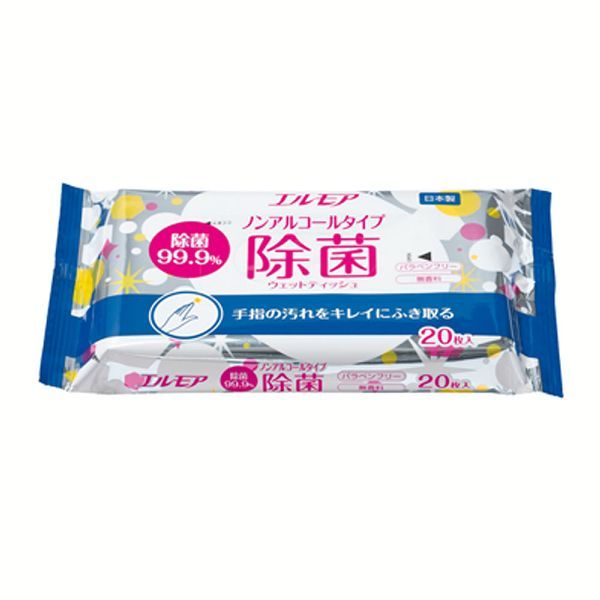 ウェットティッシュ 24個入り エルモア ウェットティッシュ20枚 142502 エルモア 新生活｜petkan｜03