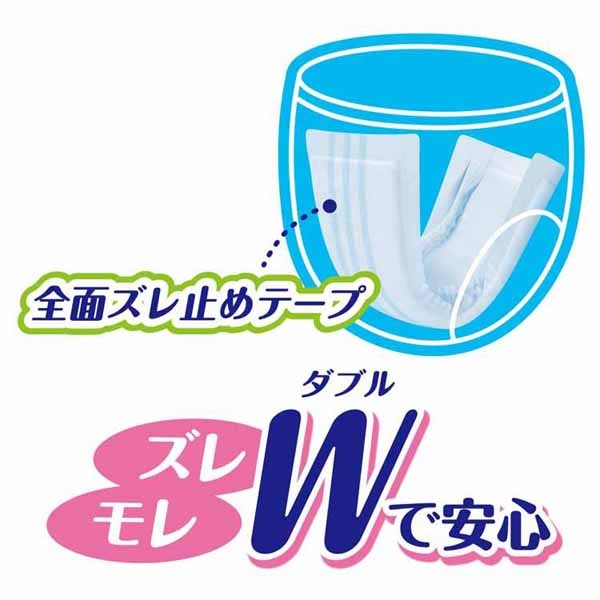 トイトレパッドフリーサイズGOO.Nグーンおむつバイバイトレーニングパッド34枚 