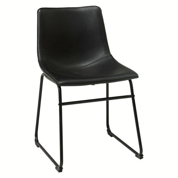 チェア 2脚セット LC-4234BK-2 (代引不可)(TD) : メガストア Yahoo!店