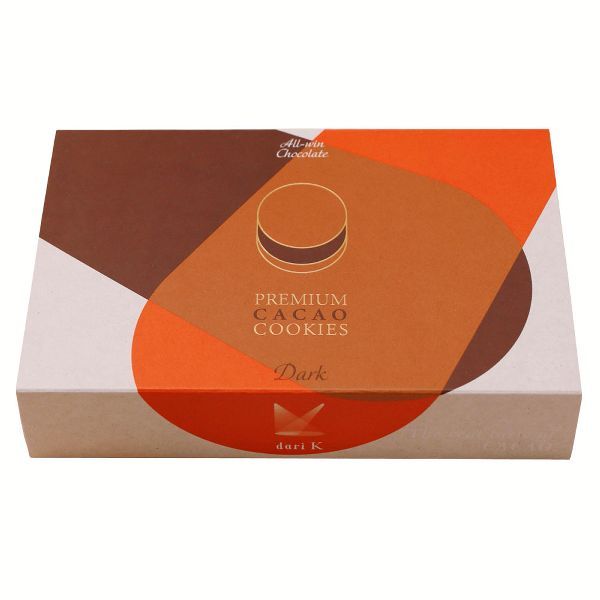 バレンタイン 2026 クッキー カカオサンドクッキー 6枚入りダーク