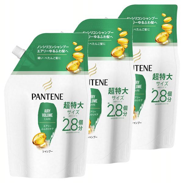 P&G (3個セット)パンテーン シャンプー 詰替 超特大 860ML P＆G