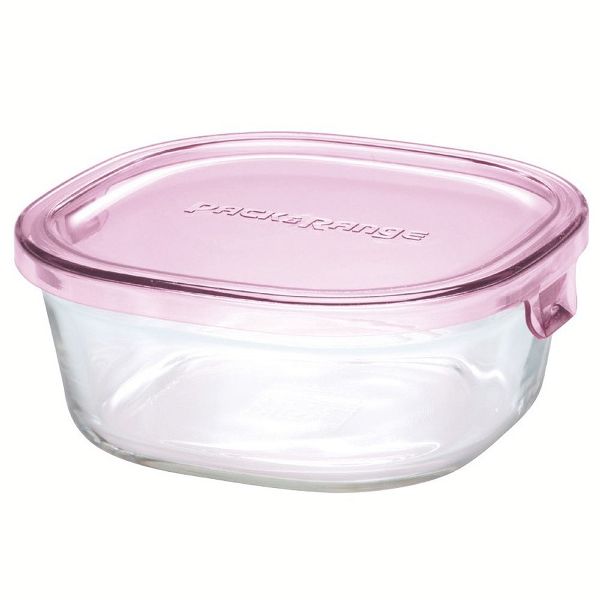 【おまとめ出品】iwaki 食品保存容器 450×4 1000×3 500×4 パック＆レンジ 角型450ml KC3240N−P iwaki (D) 新生活 : メガストア