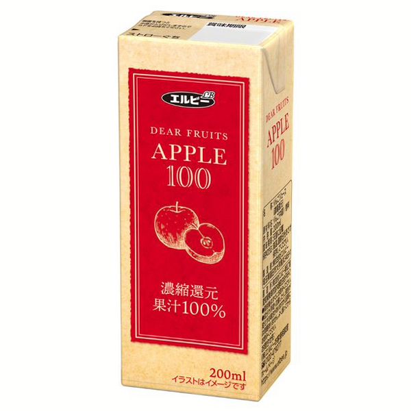 エルビー りんごジュース パック 200ml 60本 ジュース りんご リンゴ