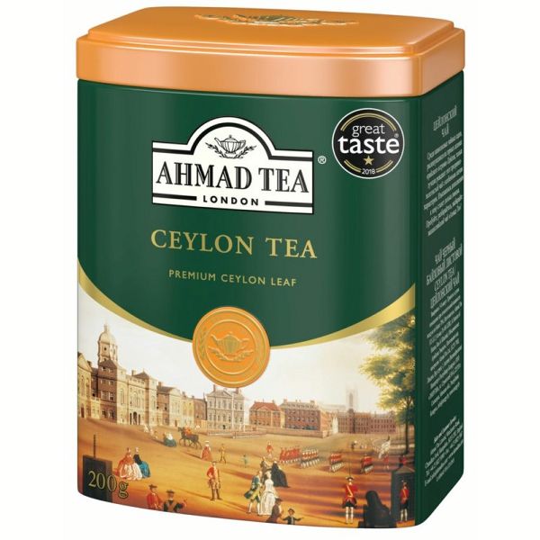 紅茶 リーフ AHMAD TEA アールグレイ セイロン 200g 缶 ベルガモット ミルクティー ポイント消化｜petkan｜04
