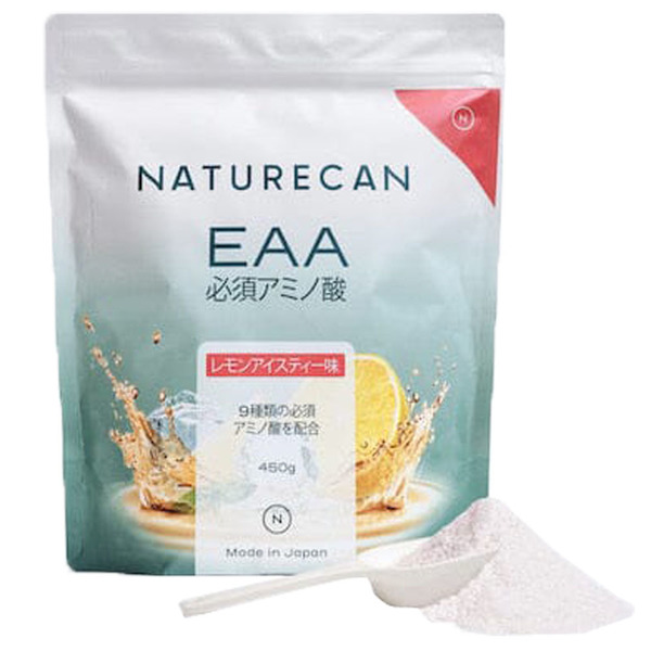 EAA 450g ネイチャーカン アミノ酸 筋トレ レモンアイスティー味 ラムネ味 Naturecan KK-NAT-WEL-EAA-LMN (D)｜petkan｜02