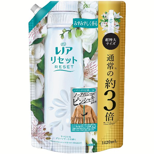 レノア リセット 柔軟剤 詰め替え 超特大 1420ml P＆G (D) ポイント消化｜petkan｜02