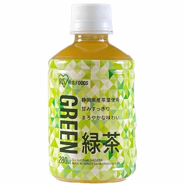 お茶 ペットボトル 緑茶 280ml 48本 小さい 飲み切りサイズ アイリス アイリス緑茶 280ml (代引不可)(D)｜petkan｜02