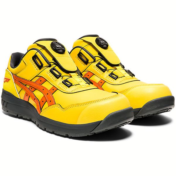 ASICS BOAシステム安全靴 イエロー asics ボアシステム イエロー安全靴 27.5cm - メルカリ