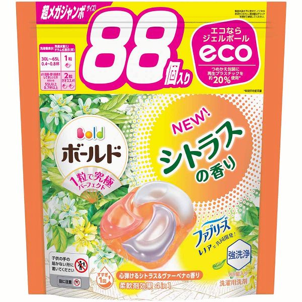 ボールド P&G ジェルボール 4IN1 つめかえ 超メガジャンボサイズ