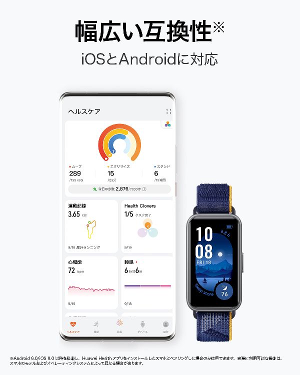 HUAWEI - ☆新品☆HUAWEI Band 7 スマートウォッチ LEA-B19 Amazon.co.jp: HUAWEI Band 7 スマートウォッチ フルビュー