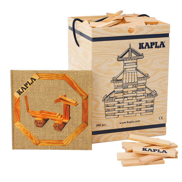 KAPLA 木製積み木セット 280 並行輸入品】 KAPLA おもちゃ 積み木 KAPLA280 MA1 MA2 MA3 MA4