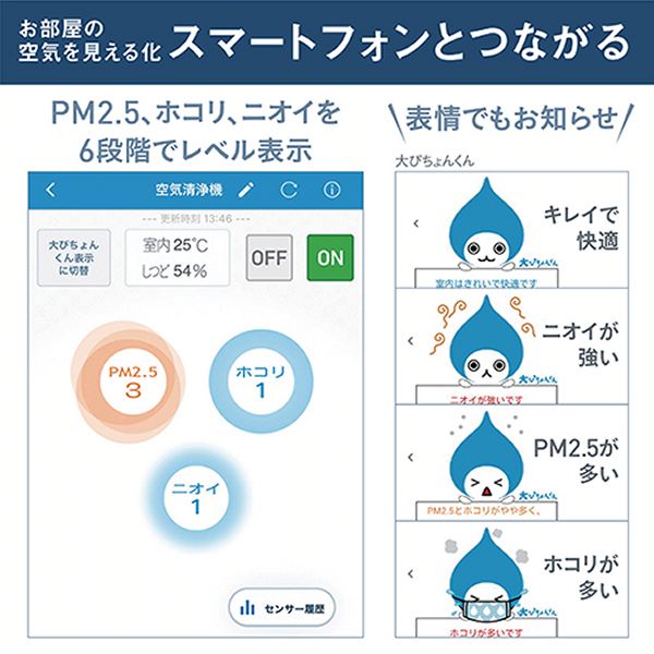 エアクリーナーDAIKIN清潔加湿ニオイ花粉PM2.5パワフル加湿おまかせ運転ダブル方式省スペース設置リビング寝室スマホ接続エアクリーナーDAIKIN清潔加湿加湿ストリーマ空気清浄機ダイキン 