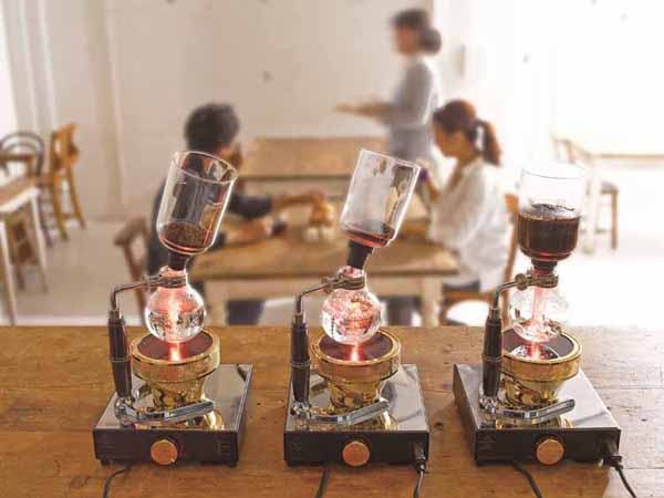 プロの味をご家庭でハリオ抽出過程香り高いステンレスアルコールランプ付属120ml×2杯HARIOコーヒーサイフォン日本製テクニカ2杯用 