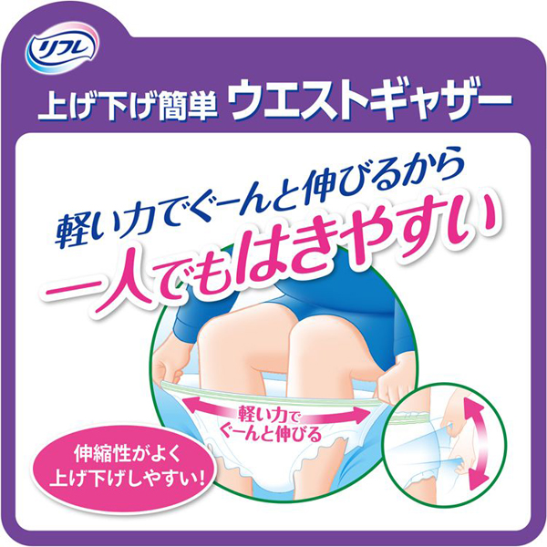 Livedo介助パンツタイプビックサイズ4エルサイズゆとりもれにくい医療費控除対象品介護用紙パンツリブドゥ大人用おむつリフレはくパンツBIG4Lサイズ12枚入り 