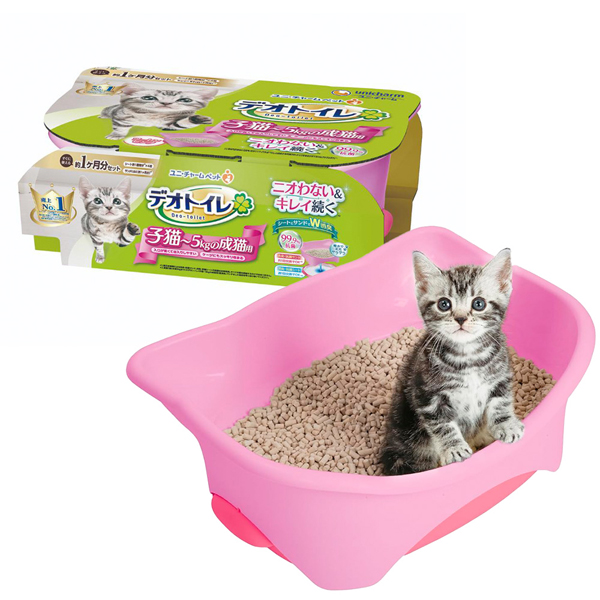 ユニチャーム 猫トイレセット デオトイレ 子猫〜5kgの成猫用本体セット unicharm | デオトイレ | 02