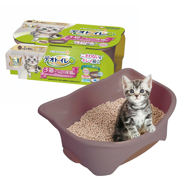 ユニチャーム 猫トイレセット デオトイレ 子猫〜5kgの成猫用本体セット unicharm | デオトイレ | 03