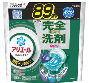 洗濯洗剤 アリエール ジェルボール 詰め替え 部屋干し パワー 洗剤 89