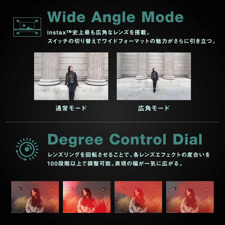 チェキカメラワイドEVOWIDEEvoインスタックスインスタントカメラハイブリッドCamera撮影エフェクト【販売指示後カートアップ】チェキinstaxカメラ富士フィルムINSWIDEEVO本体BLACKFUJIFILM 