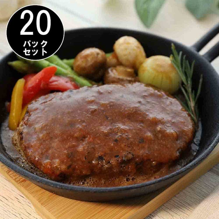 自衛隊員に人気!! 煮込みハンバーグ115g×20パック(常温) 902002599